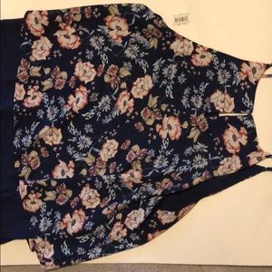 Spaghetti Strap Floral Top